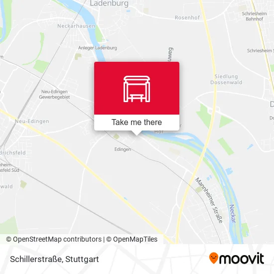 Карта Schillerstraße