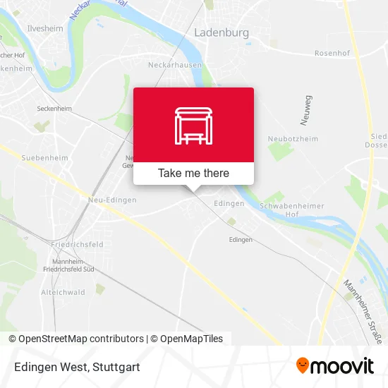 Карта Edingen West