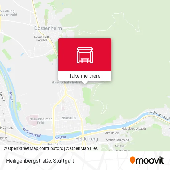 Карта Heiligenbergstraße