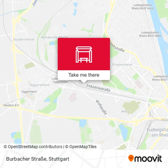 Карта Burbacher Straße