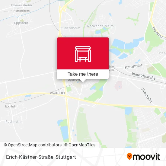 Карта Erich-Kästner-Straße