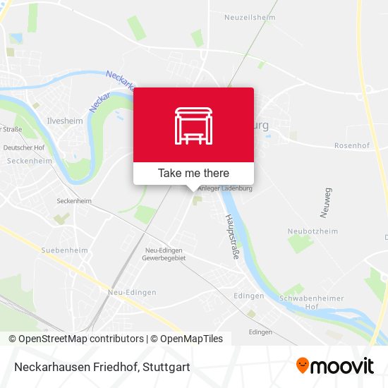 Neckarhausen Friedhof map