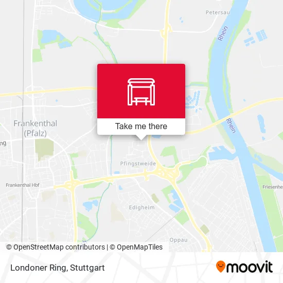 Londoner Ring map