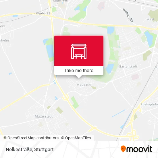 Карта Nelkestraße