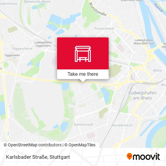Карта Karlsbader Straße