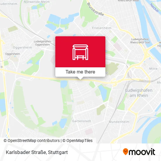 Карта Karlsbader Straße