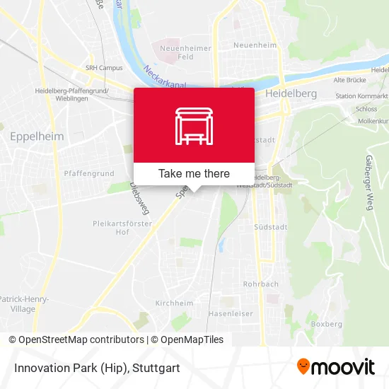 Карта Innovation Park (Hip)