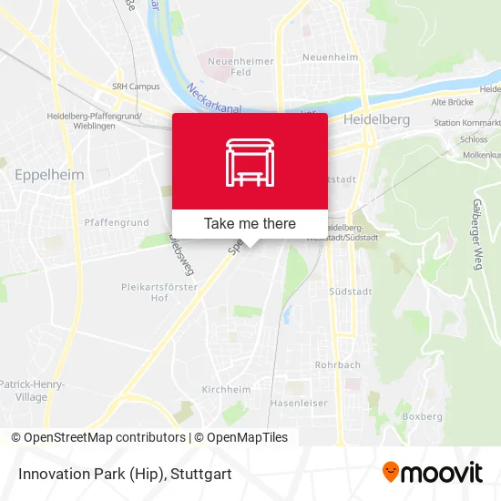 Карта Innovation Park (Hip)
