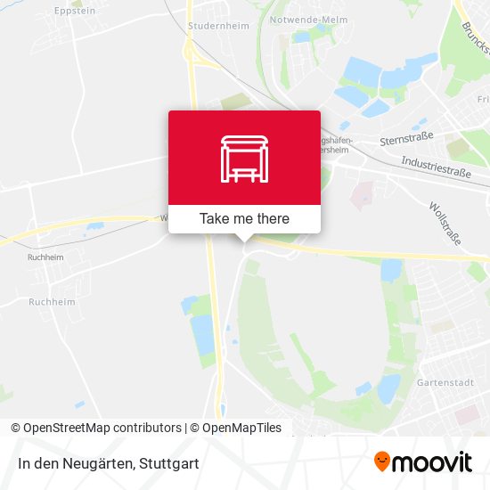 Карта In den Neugärten
