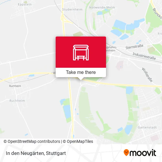 Карта In den Neugärten