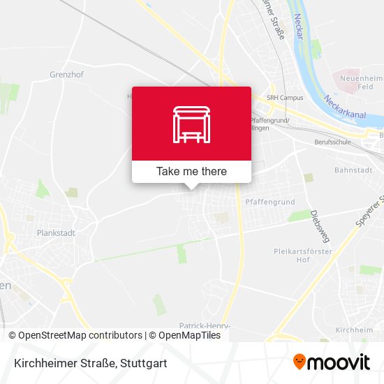 Карта Kirchheimer Straße