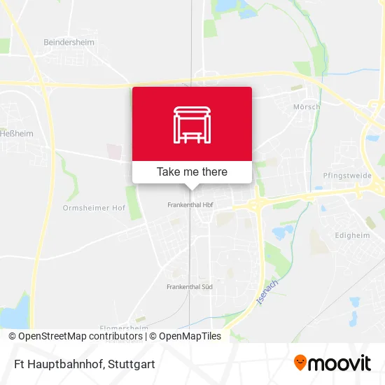 Карта Ft Hauptbahnhof