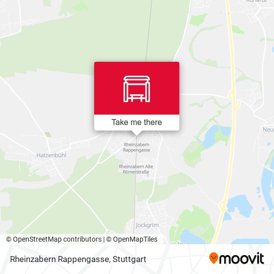 Карта Rheinzabern Rappengasse