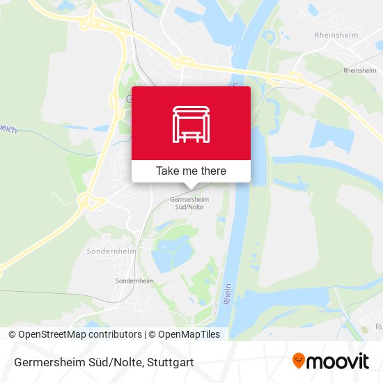 Germersheim Süd/Nolte map