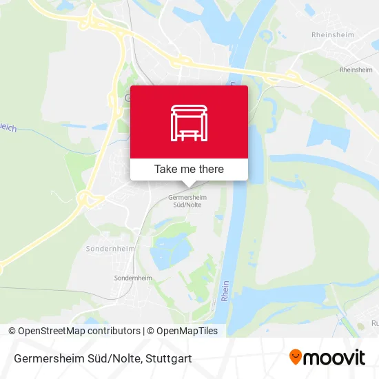 Карта Germersheim Süd/Nolte