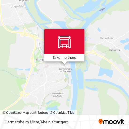 Germersheim Mitte/Rhein map