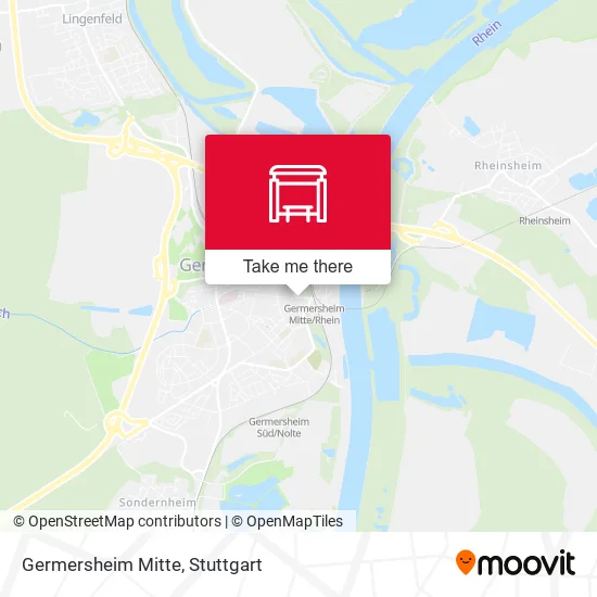 Карта Germersheim Mitte