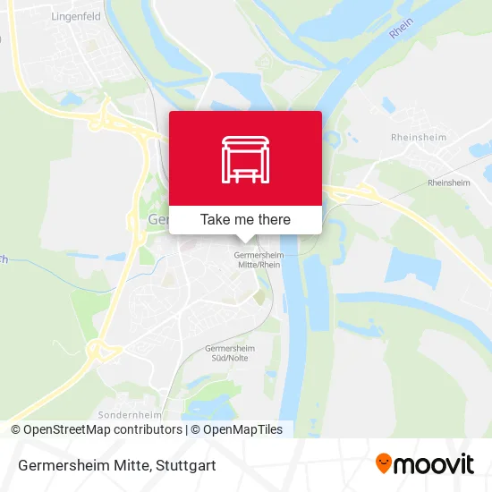 Карта Germersheim Mitte