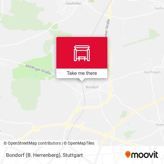 Bondorf (B. Herrenberg) map