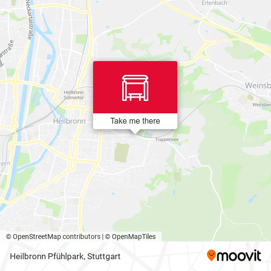 Карта Heilbronn Pfühlpark