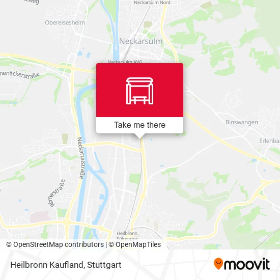 Карта Heilbronn Kaufland