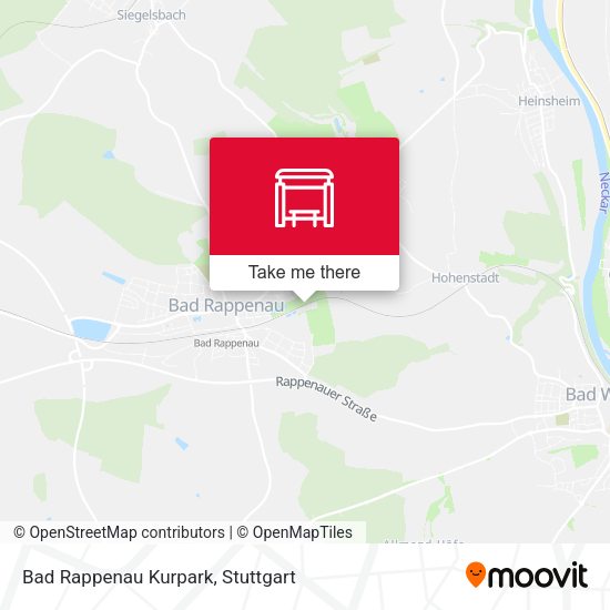Bad Rappenau Kurpark map