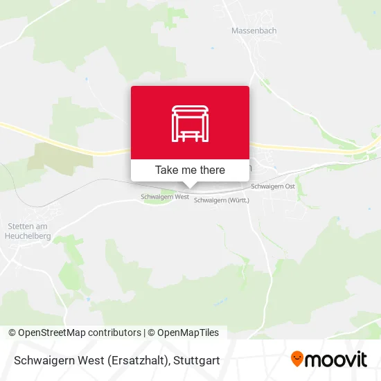 Карта Schwaigern West (Ersatzhalt)