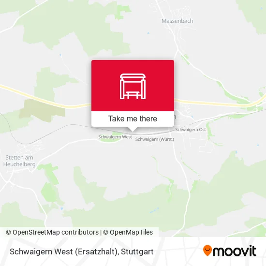 Карта Schwaigern West (Ersatzhalt)