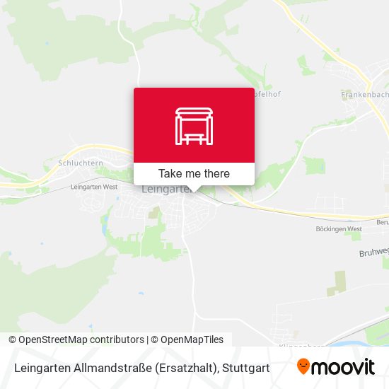 Leingarten Allmandstraße (Ersatzhalt) map
