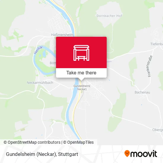 Карта Gundelsheim (Neckar)