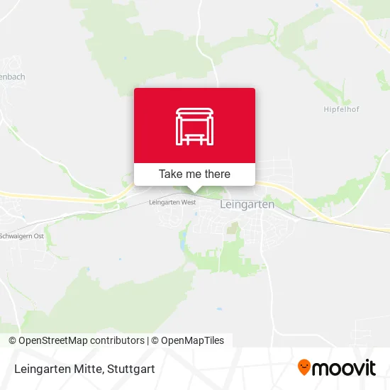 Карта Leingarten Mitte