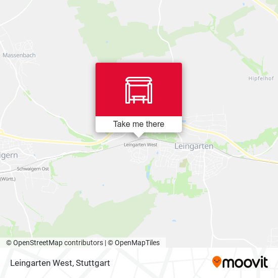 Карта Leingarten West