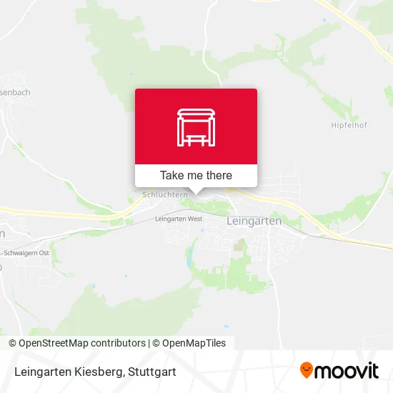 Карта Leingarten Kiesberg