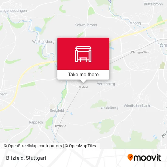 Карта Bitzfeld