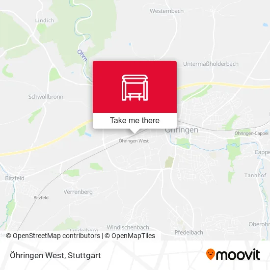Карта Öhringen West