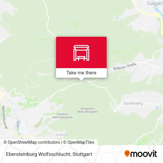 Карта Ebersteinburg Wolfsschlucht
