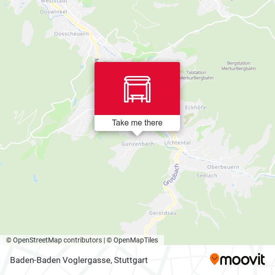 Baden-Baden Voglergasse map