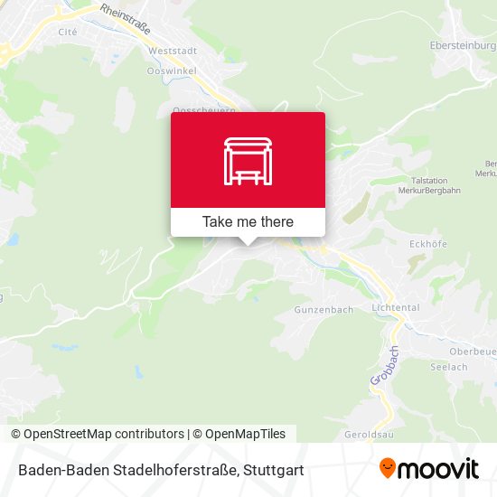 Baden-Baden Stadelhoferstraße map
