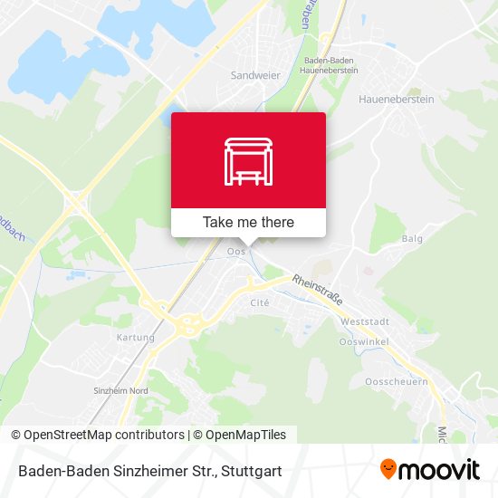 Baden-Baden Sinzheimer Str. map