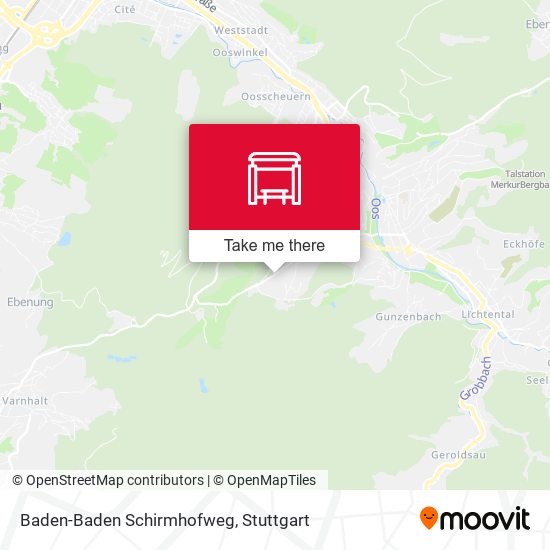 Baden-Baden Schirmhofweg map