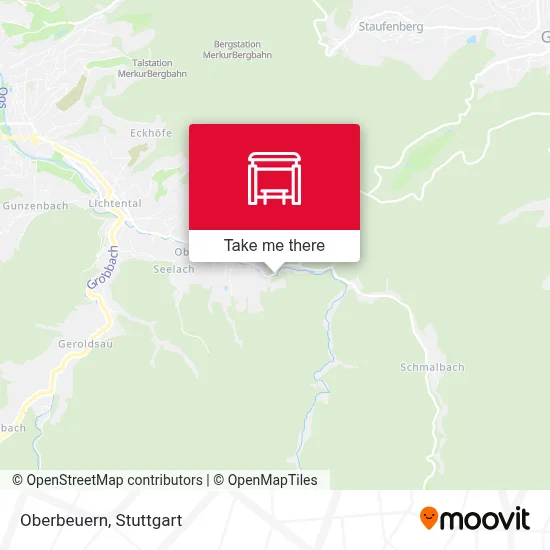 Oberbeuern map