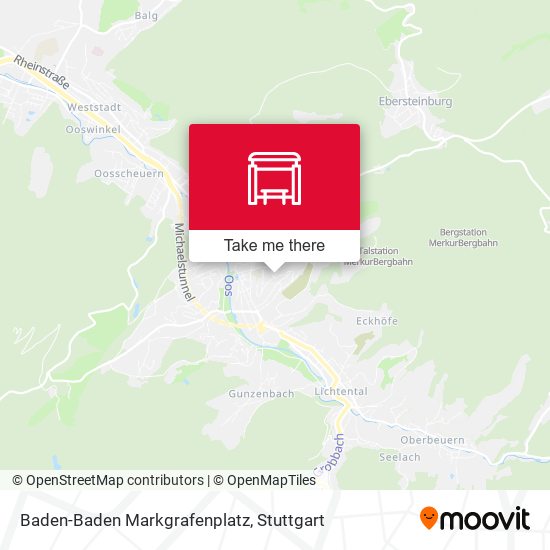 Baden-Baden Markgrafenplatz map