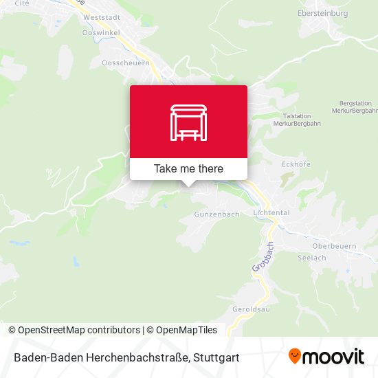 Baden-Baden Herchenbachstraße map