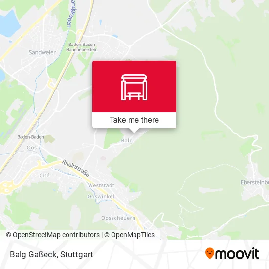 Карта Balg Gaßeck