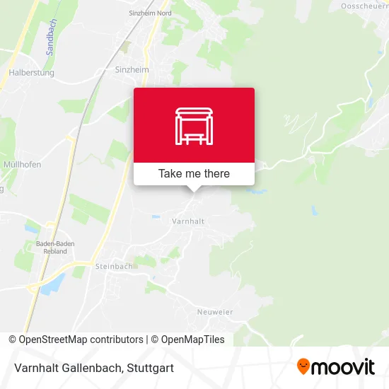 Карта Varnhalt Gallenbach