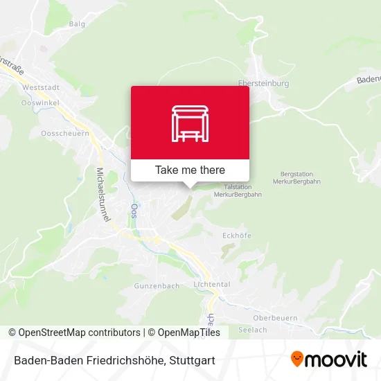 Карта Baden-Baden Friedrichshöhe