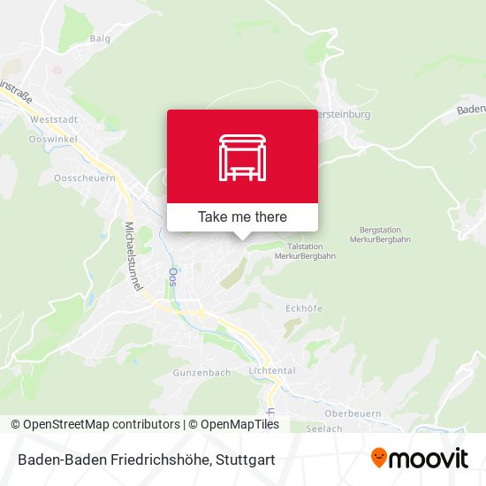 Карта Baden-Baden Friedrichshöhe