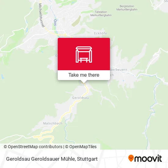 Карта Geroldsau Geroldsauer Mühle