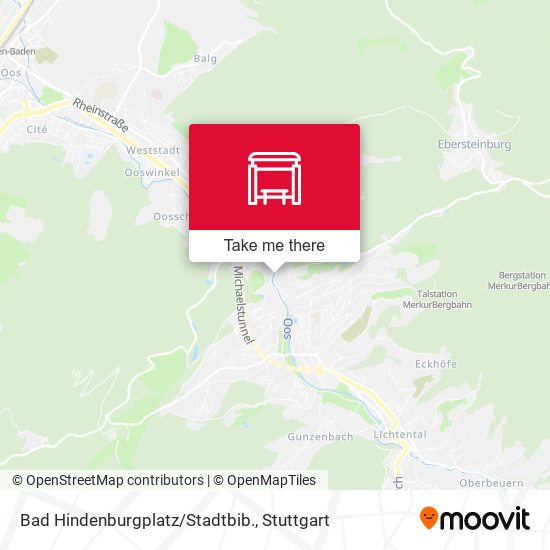 Bad Hindenburgplatz/Stadtbib. map