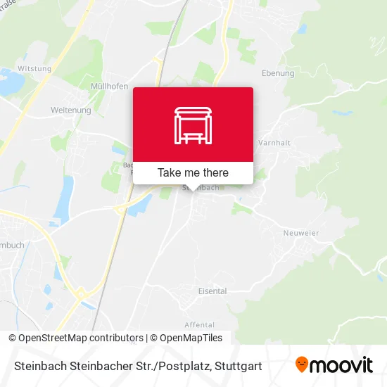 Карта Steinbach Steinbacher Str. / Postplatz